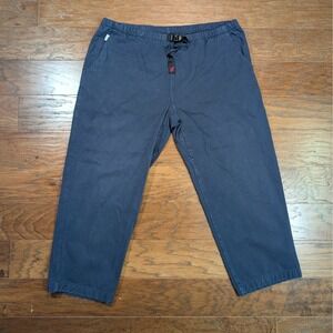 Gramicci Womens Original Freedom XL Navy Blue Climbing Pants Cinch Made USA 18